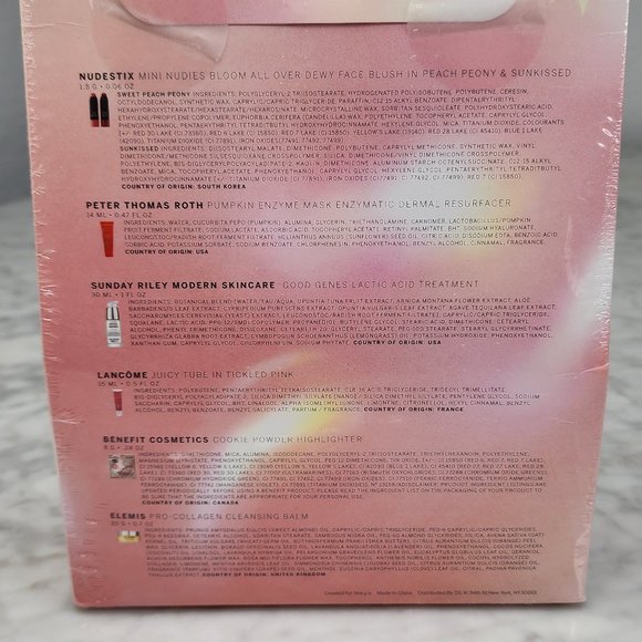 7 PC Nam Vo Glow Box Set Benefit Elemis Lancome Nudestix Sunday Riley Peter Roth - Picture 4 of 8